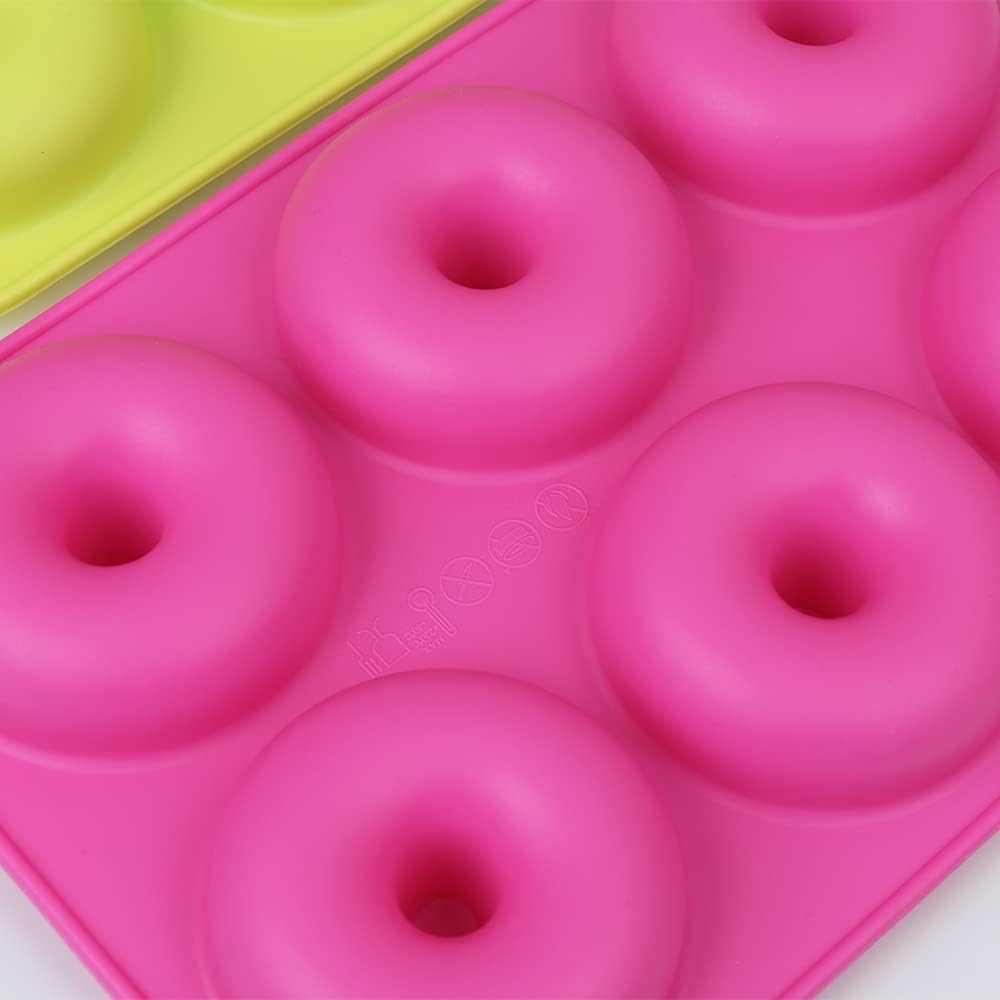 Donut Mold Silicone - 도넛 팬 실리콘 베이킹 몰드, 그냥