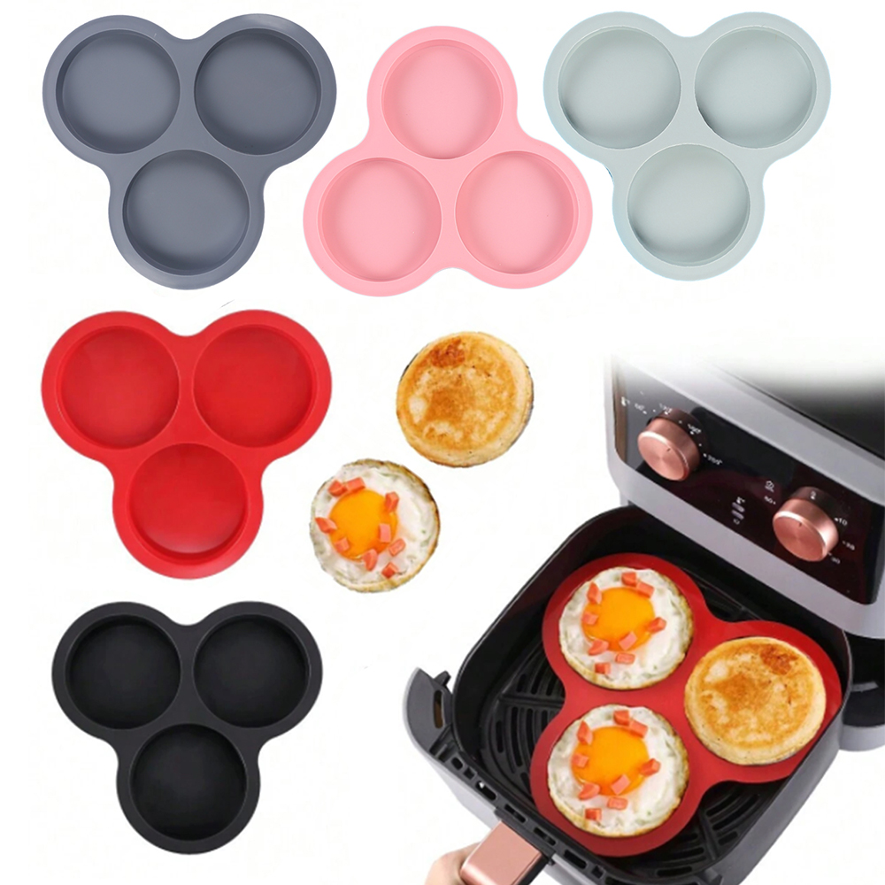 Egg Waffle Pan - 실리콘 계란 금형 에어 프라이어 계란