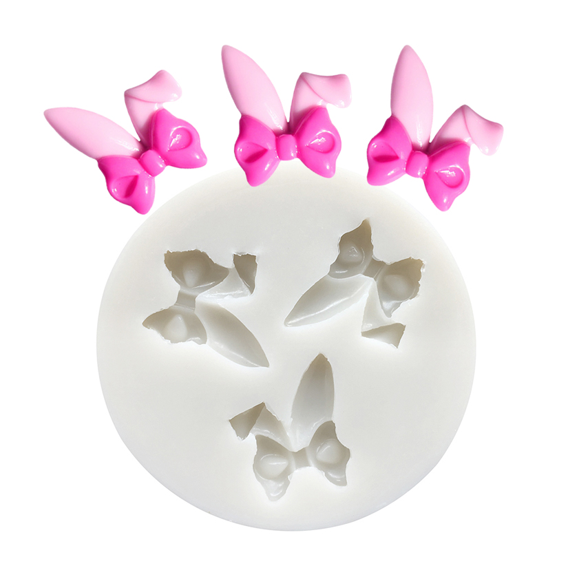 Bunny Cake Mold - 부활절 토끼 귀 실리콘 설탕 공예