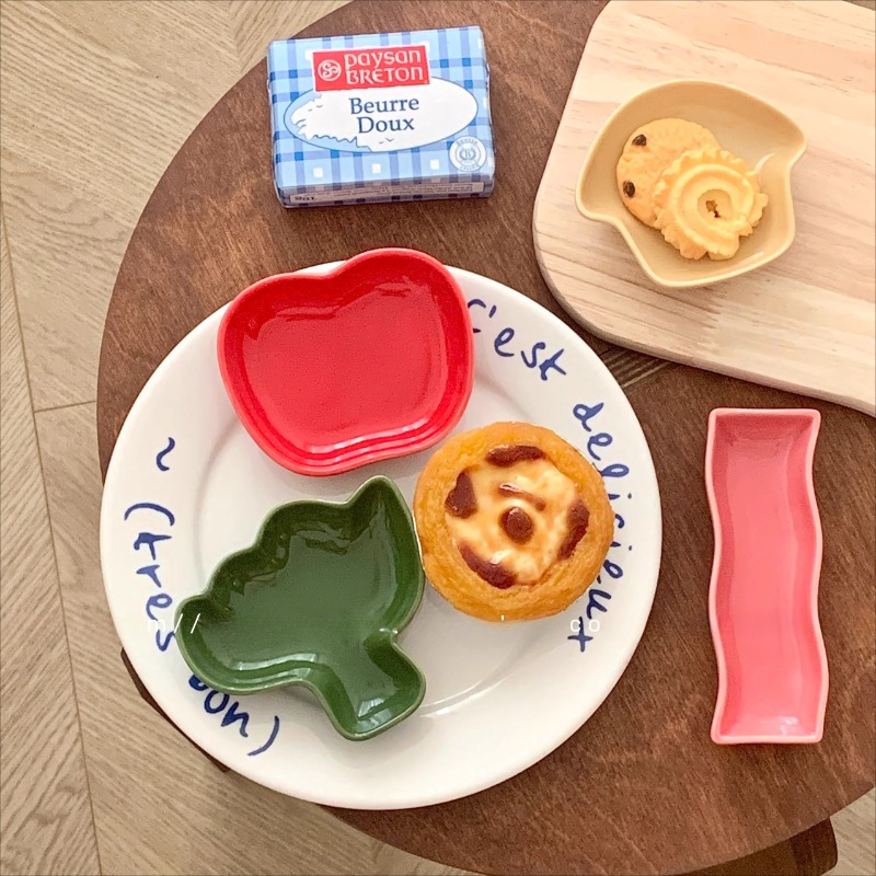 Dim Sum Basket - 귀여운 야채 세라믹 딤섬 접시 크리에이티브