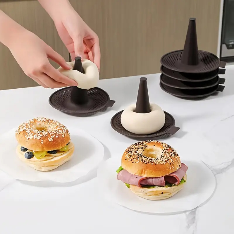 Donut Mold Silicone - 6/12pcs 베이킹 몰드 세트 실리콘 도넛