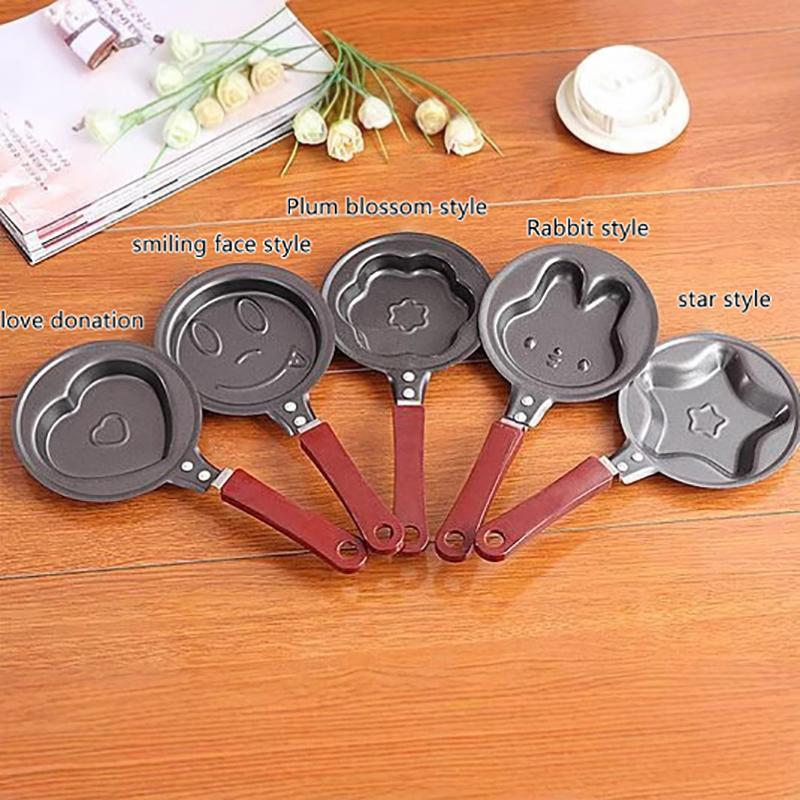 Mini Pancake Griddle - 미니 계란 프라이팬 주방용품 아침식사용 러브