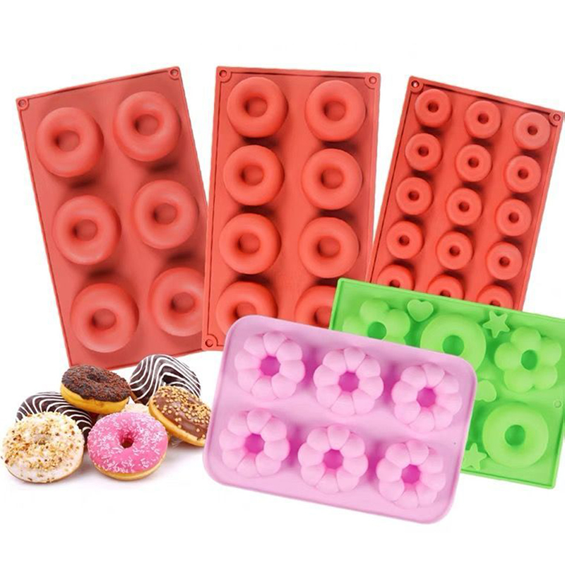 Donut Mold Silicone - 실리콘 도넛 메이커 3D DIY 베이킹