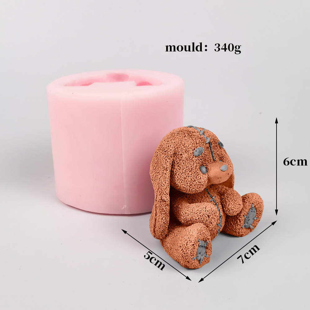 실리콘 금형 3D 귀여운 만화 인형 장난감 토끼 비누  - Bunny Cake Mold 리뷰 및 가격