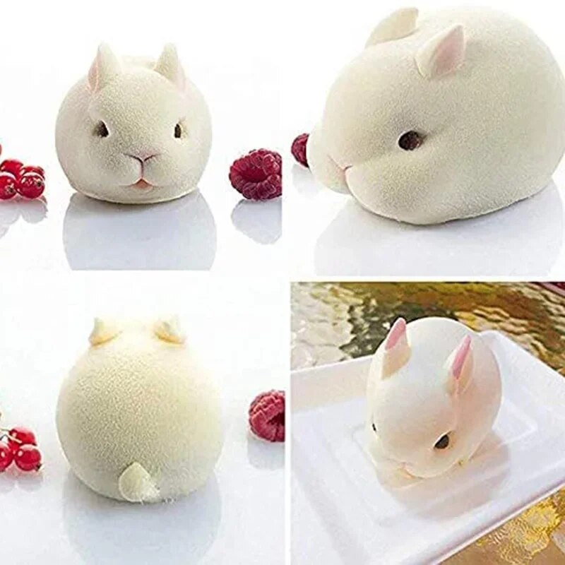 실리콘 토끼 몰드 퐁당 토끼 몰드 6구 무스 케이크 데 - Bunny Cake Mold 리뷰 및 가격