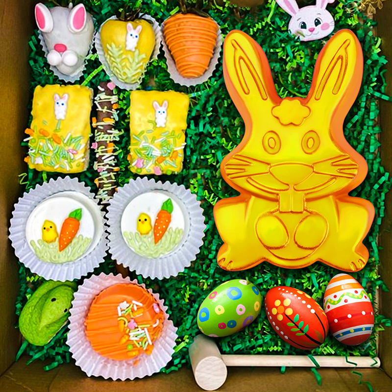 부활절 토끼 초콜릿 실리콘 몰드, 3D 부활절 토끼 깨 - Bunny Cake Mold 리뷰 및 가격