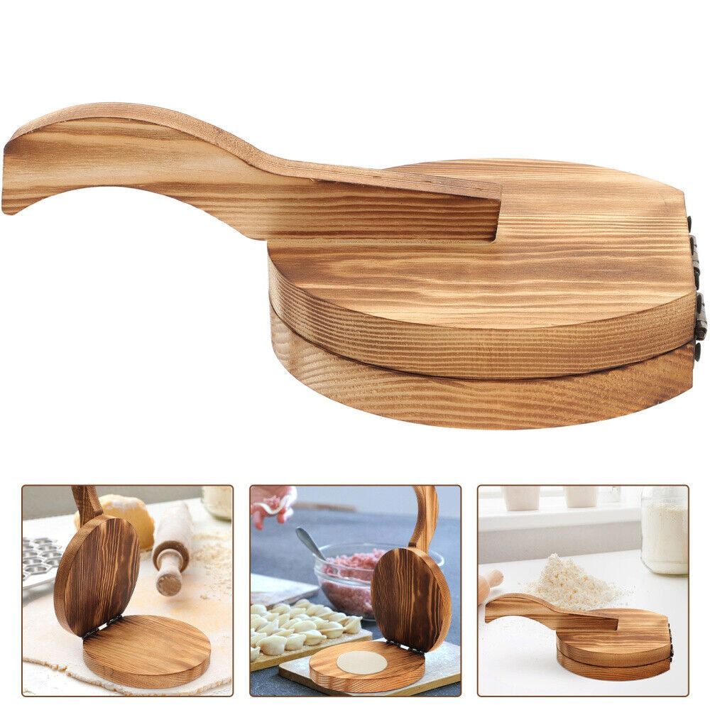 DIY 나무 만두피 프레스기 제빵 도구 주방 베이킹 액 - Dumpling Press Set 리뷰 및 가격