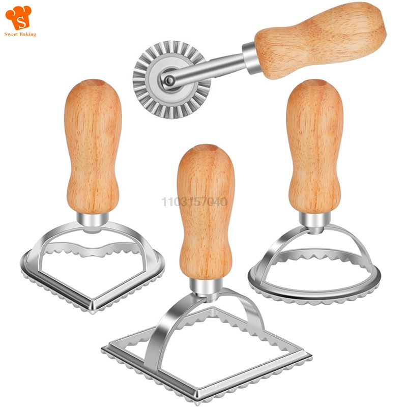 3/4Pcs 수동 파스타 금형 세트 홈 라비올리 커터  - Dumpling Press Set 리뷰 및 가격