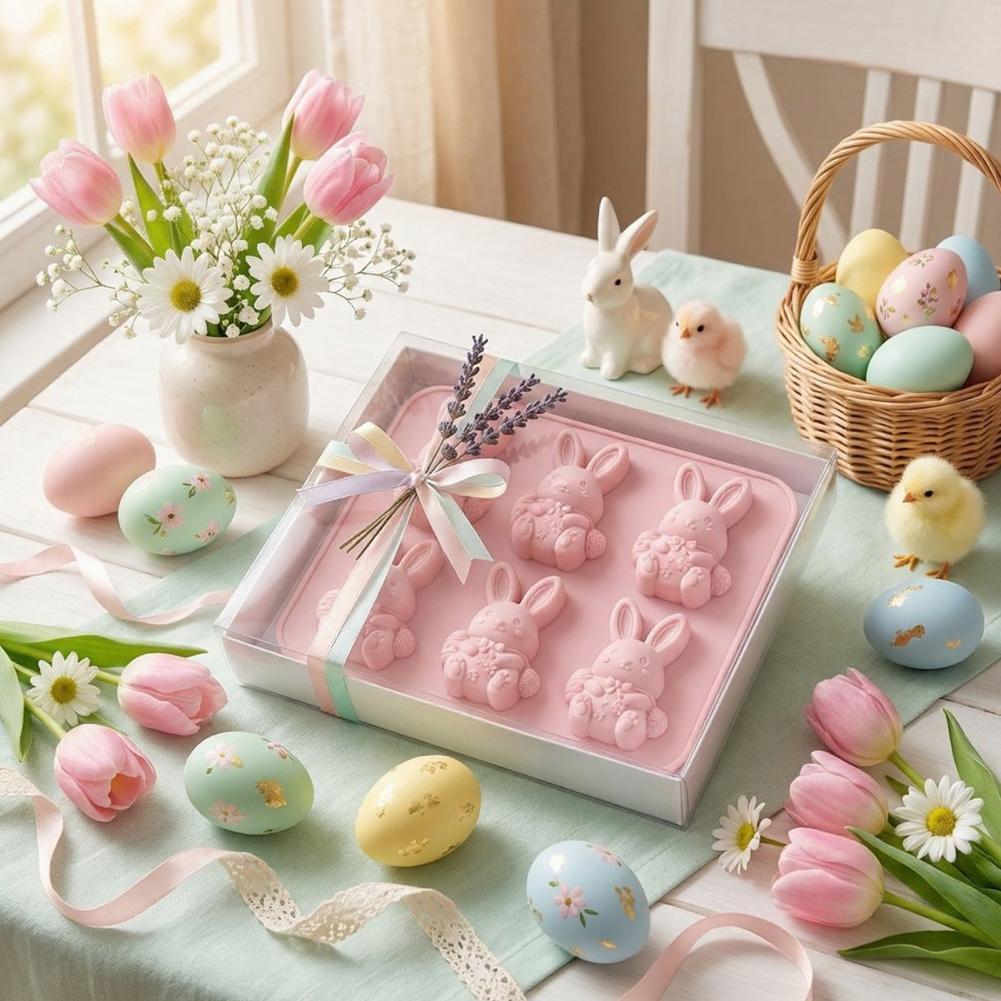 부활절 아이스 트레이 몰드 부활절 토끼 몰드 세트 3D - Bunny Cake Mold 리뷰 및 가격