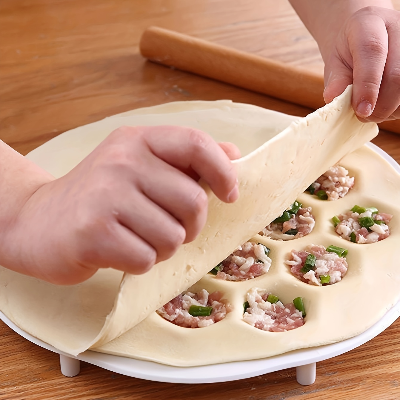 1pc-간단한 중국 만두 금형, 주방 반죽 프레스, 라 - Dumpling Press Set 리뷰 및 가격