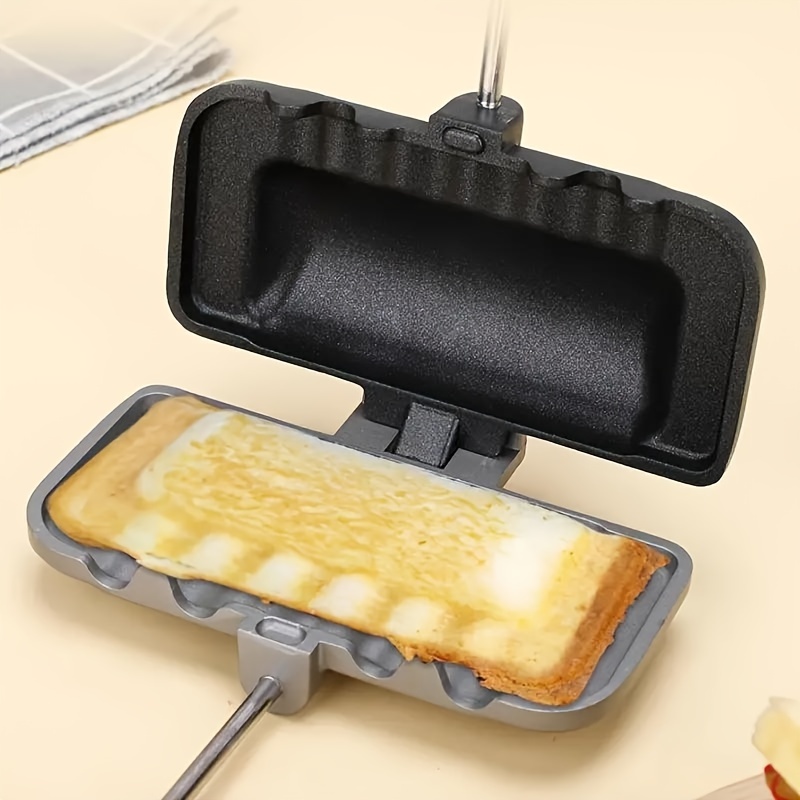 1pcs 아침 샌드위치 메이커 양면 비 스틱 프라이팬  - Hot Dog Press 리뷰 및 가격