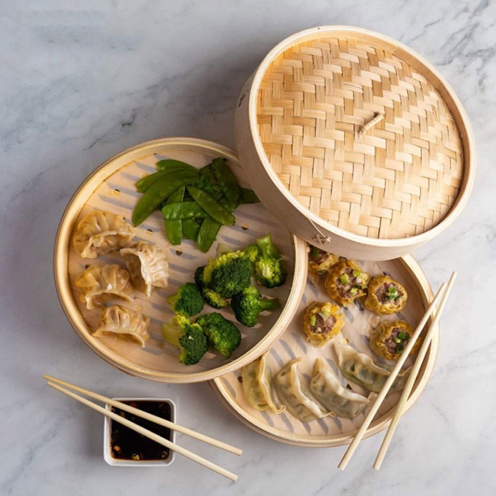 중국식 찜기 대나무 찜기 딤섬 요리용 바오 번 만두 찜 - Bao Steamer Bamboo 리뷰 및 가격