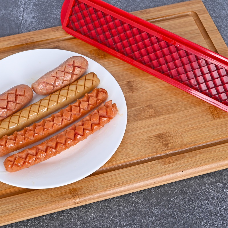 새로운 스테인레스 스틸 다기능 핫도그 슬라이서, 소시지 - Hot Dog Press 리뷰 및 가격