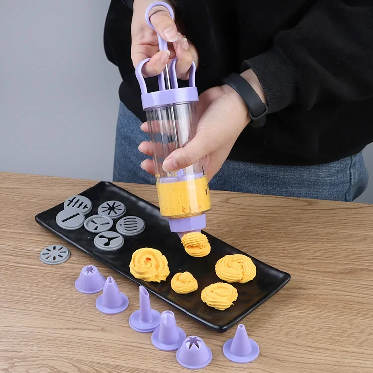 DIY 수동 쿠키 프레스 메이커 기계 총 장식 압착 기 - Churros Maker Gun 리뷰 및 가격