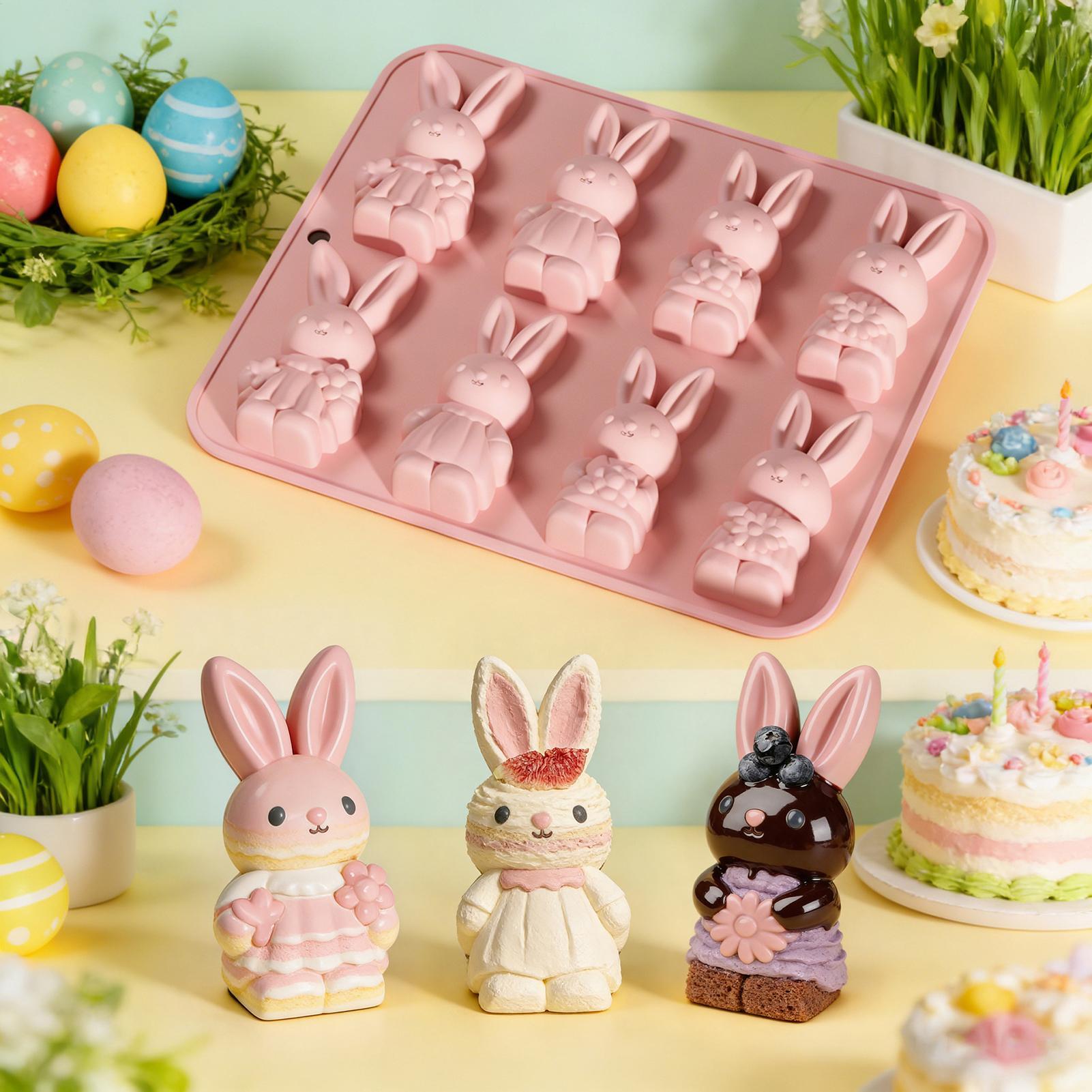 창의적인 부활절 토끼 실리콘 케이크 몰드, 간편하게 분 - Bunny Cake Mold 리뷰 및 가격