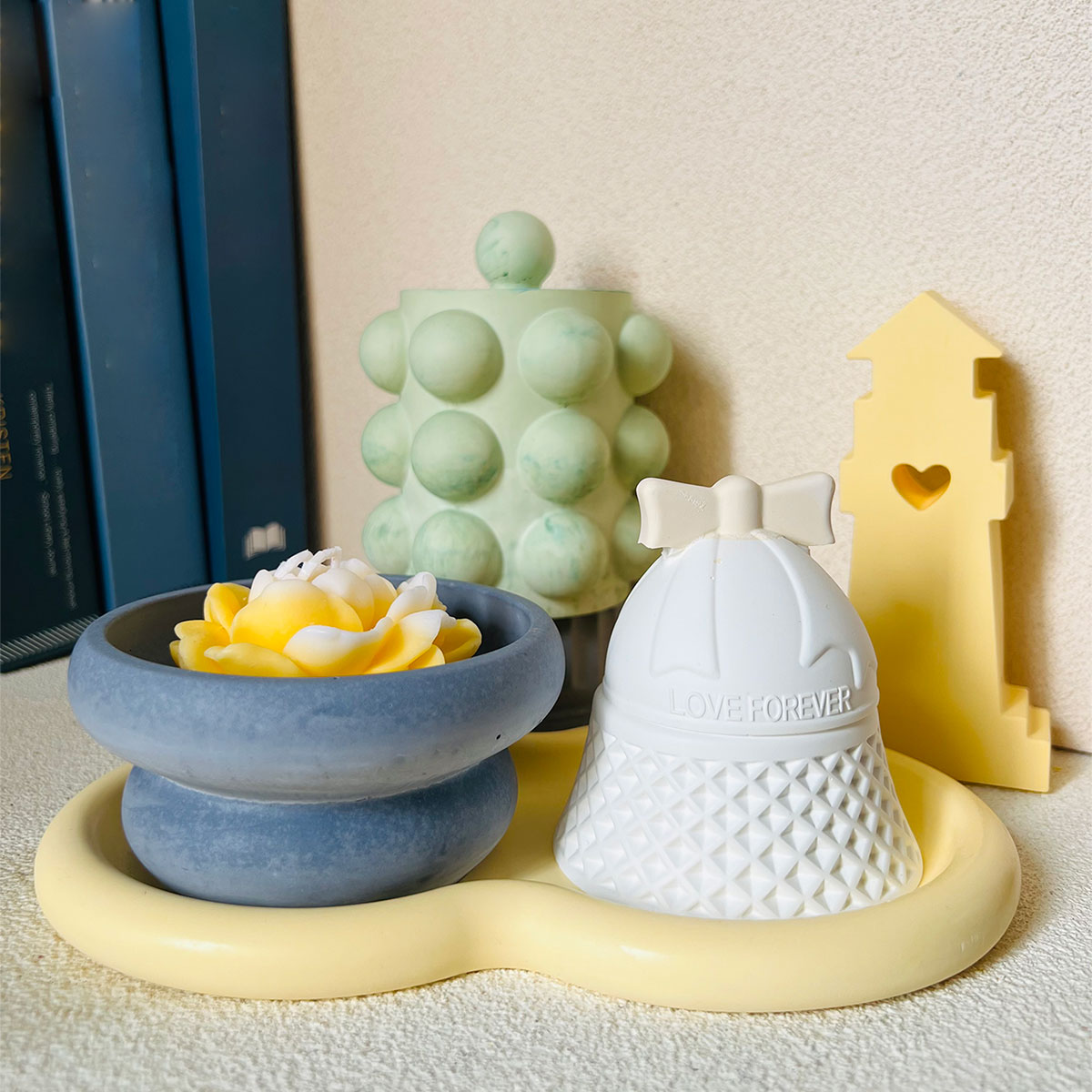 버블 항아리 캔들 베셀 콘크리트 몰드 도넛 아로마 테라 - Donut Mold Silicone 리뷰 및 가격