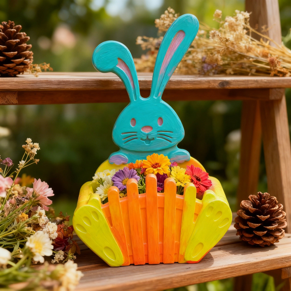 DIY 부활절 장식 레진 토끼 실리콘 몰드 울타리 토끼 - Bunny Cake Mold 리뷰 및 가격