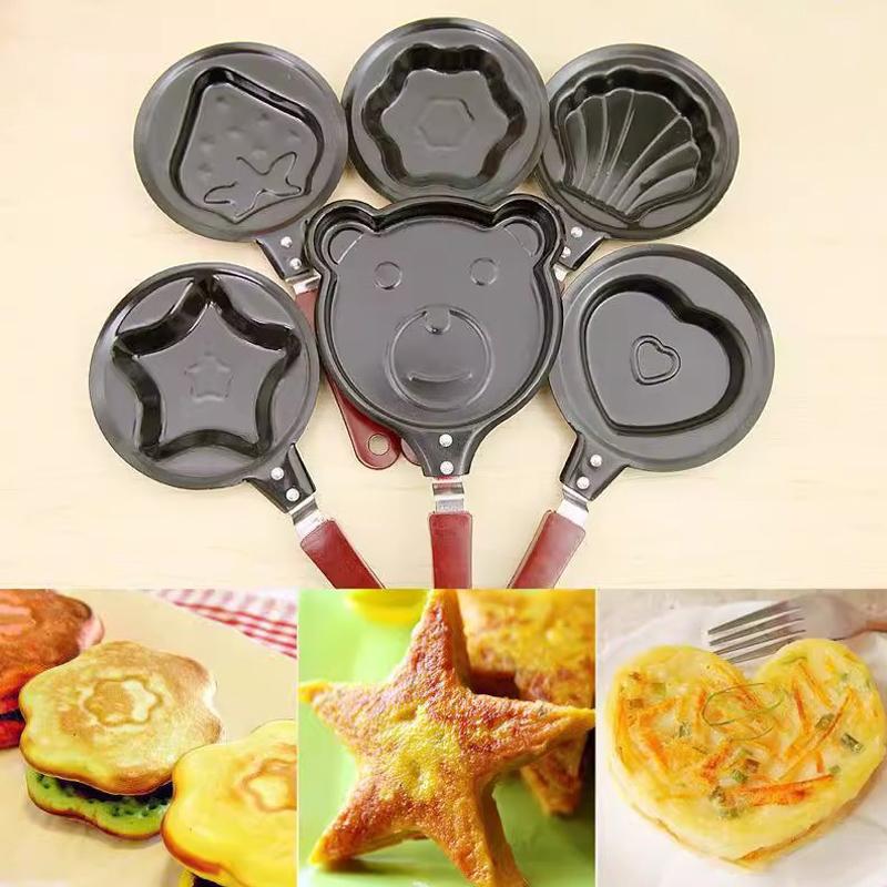 미니 계란 프라이팬 주방용품 아침식사용 러브 팬 팬케이 - Mini Pancake Griddle 리뷰 및 가격