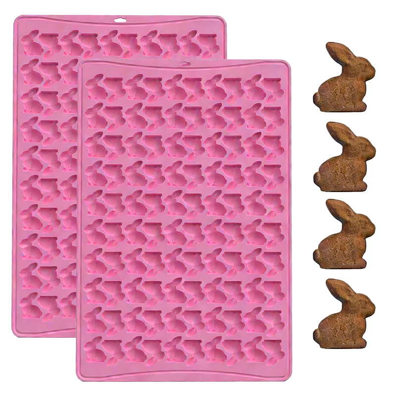 1개 100칸 3D 토끼 쿠키 몰드 부활절 토끼 실리콘 - Bunny Cake Mold 리뷰 및 가격