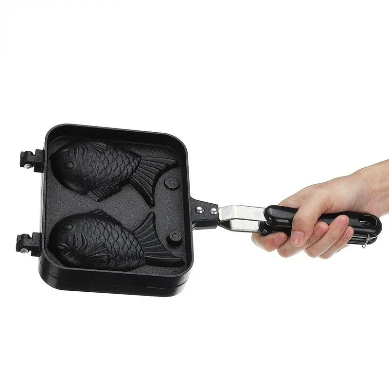 주방 일본 Taiyaki 더블 물고기 모양의 뜨거운 디 - Egg Waffle Pan 리뷰 및 가격