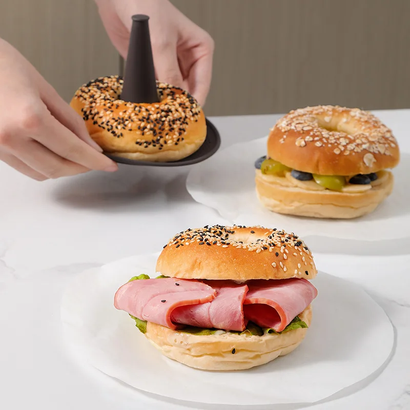 6Pcs 베이글 도구 실리콘 몰드 세트 원추형 베이킹  - Donut Mold Silicone 리뷰 및 가격