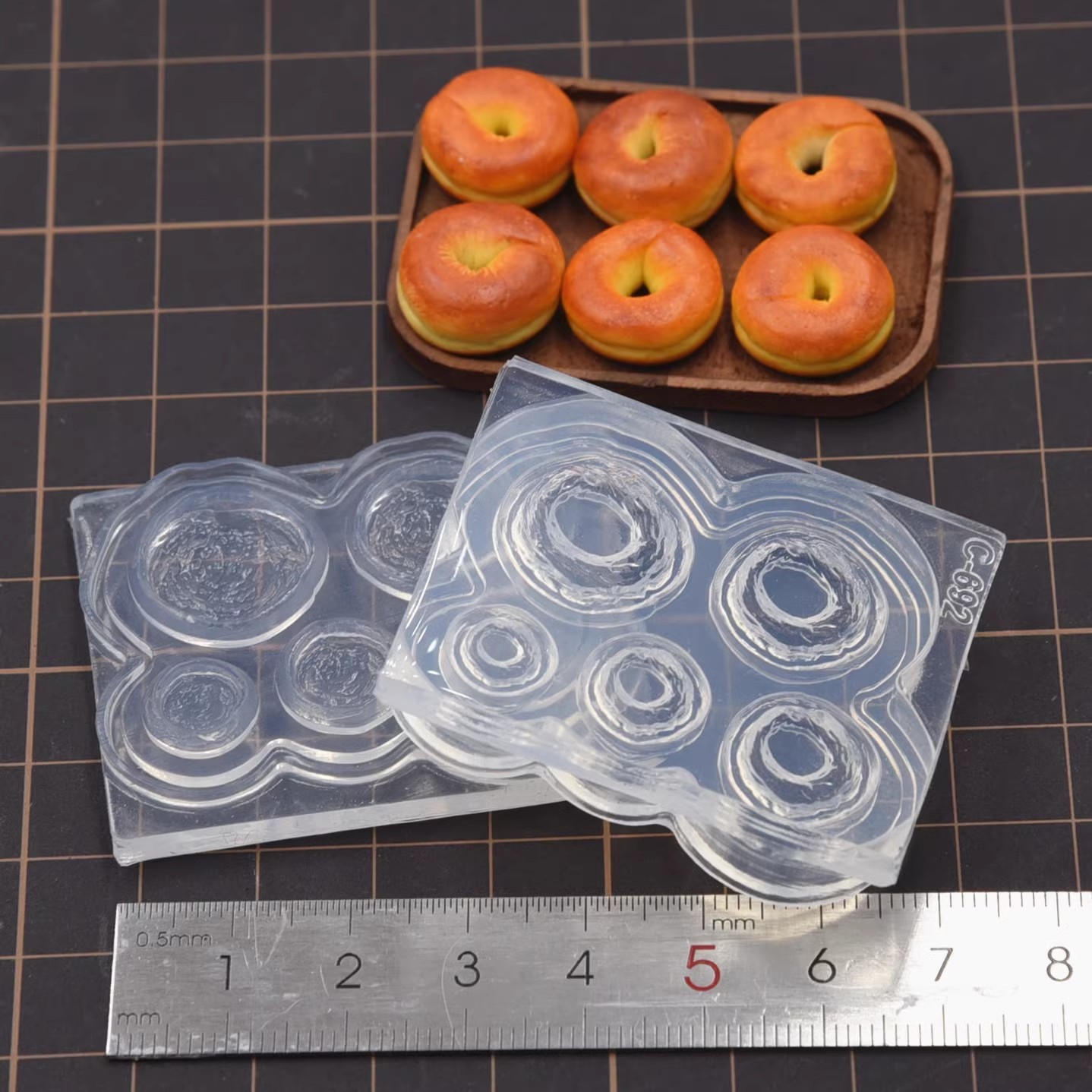 폴리머 클레이 미니 3D 베이글 빵 실리콘 몰드 인형  - Donut Mold Silicone 리뷰 및 가격