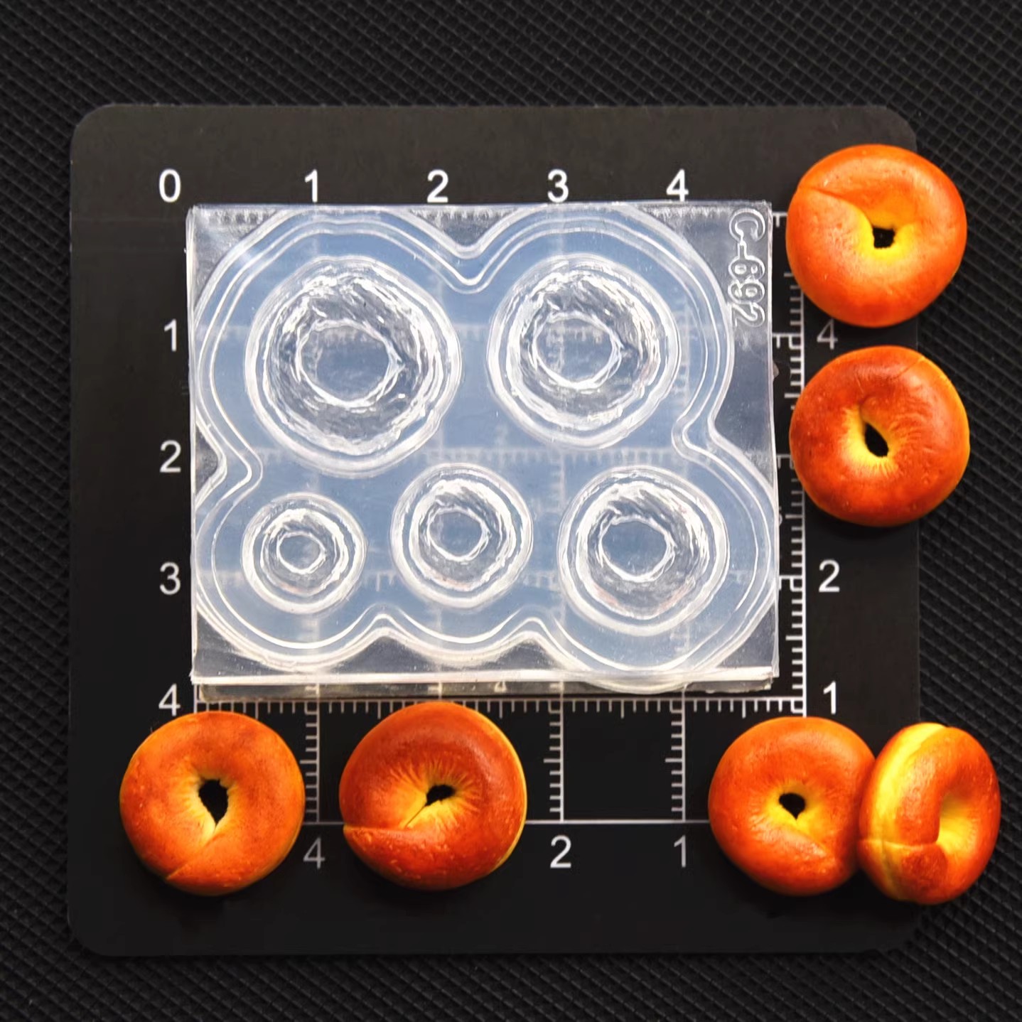 폴리머 클레이 미니 3D 베이글 빵 실리콘 몰드 인형  - Donut Mold Silicone 리뷰 및 가격
