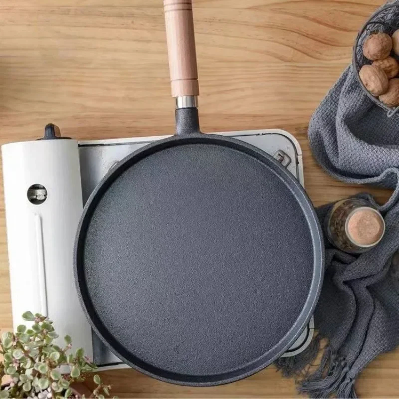20cm 주철 프라이팬 나무 손잡이 – 계란, 크레페, - Egg Waffle Pan 리뷰 및 가격